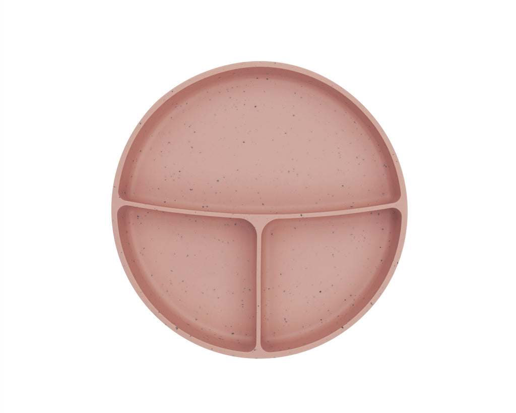 Чиния с отделения и вакуумно дъно Platinum Silicone Blush - снимка 2