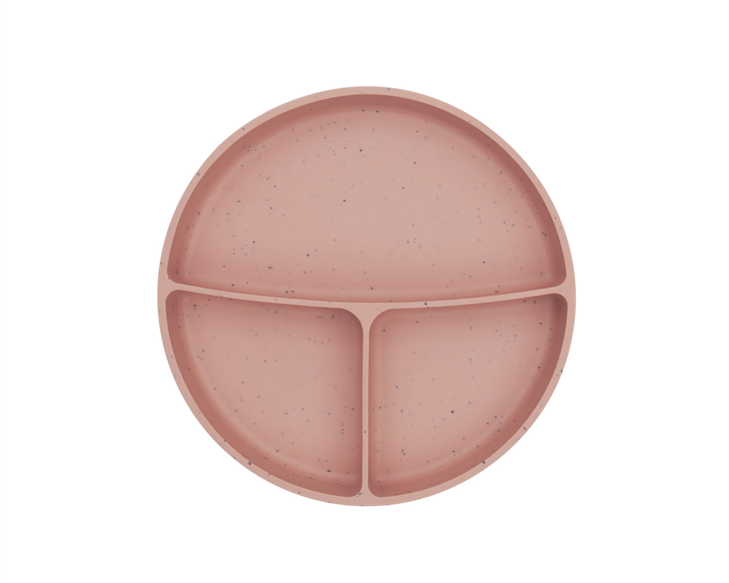 Чиния с отделения и вакуумно дъно Platinum Silicone Blush - снимка 2
