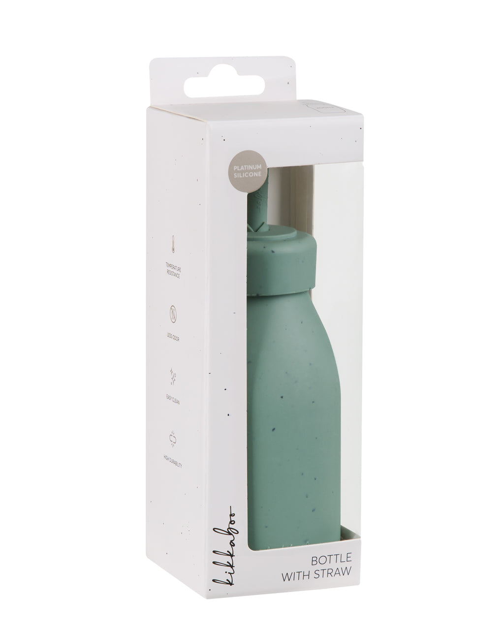 Шише със сламка Platinum Silicone Sage - снимка 4
