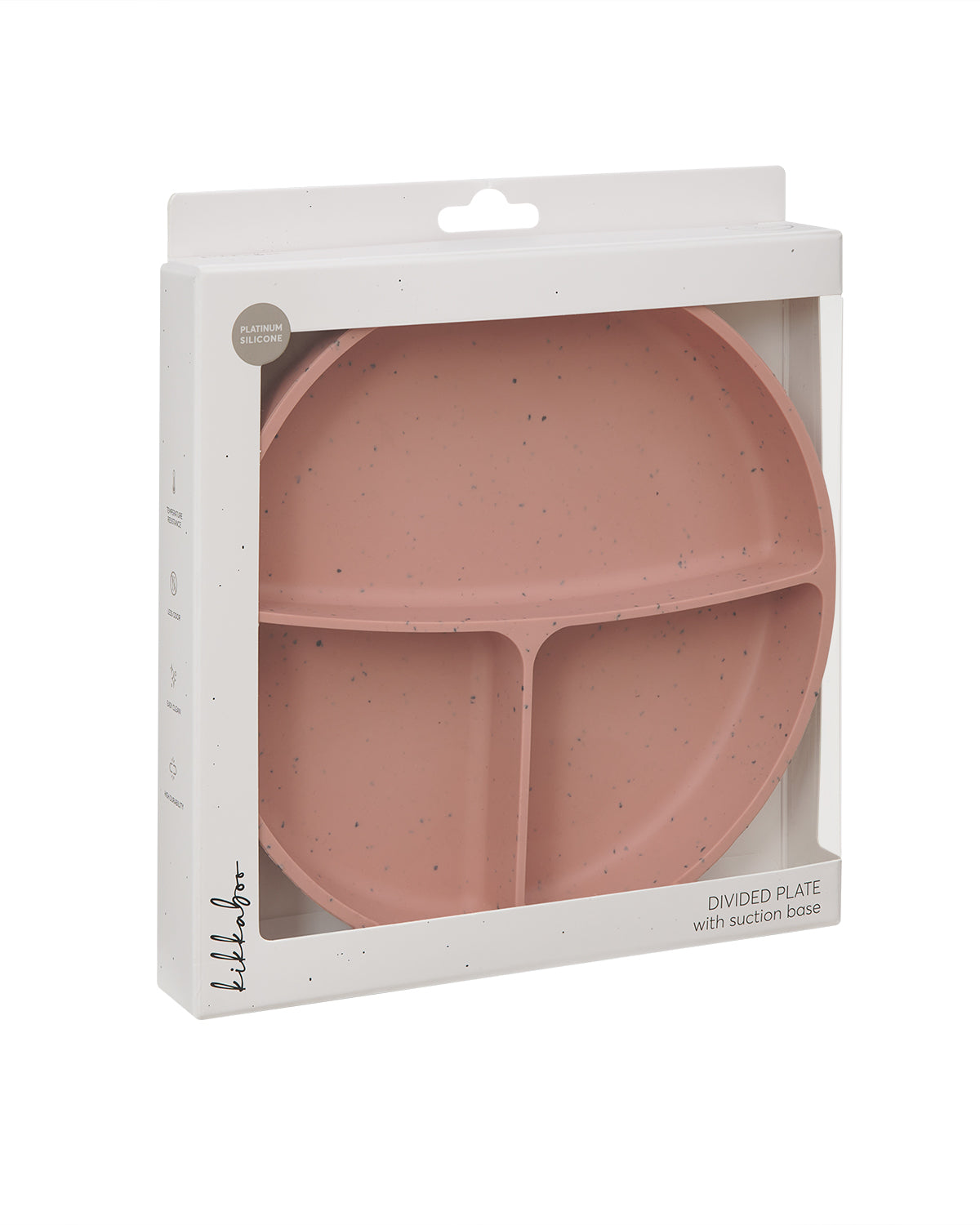 Чиния с отделения и вакуумно дъно Platinum Silicone Blush - снимка 4