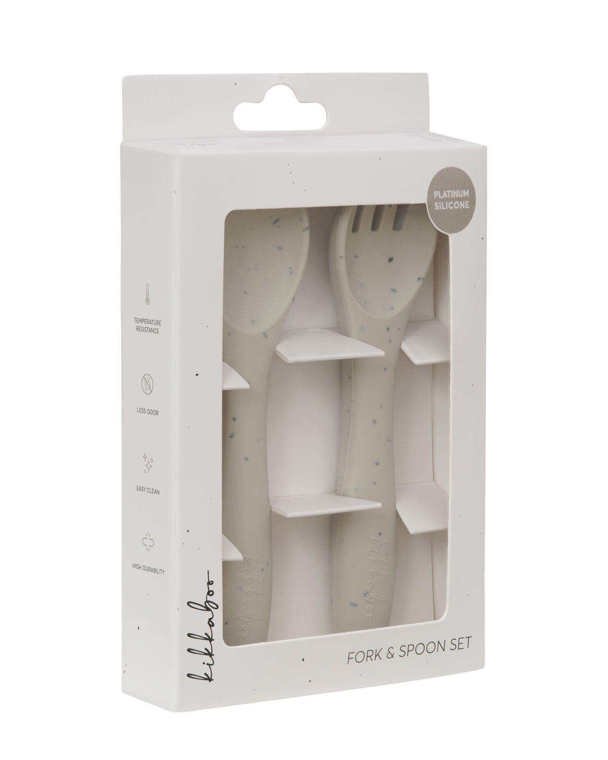 Сет вилица и лъжица Platinum Silicone Sand - снимка 3