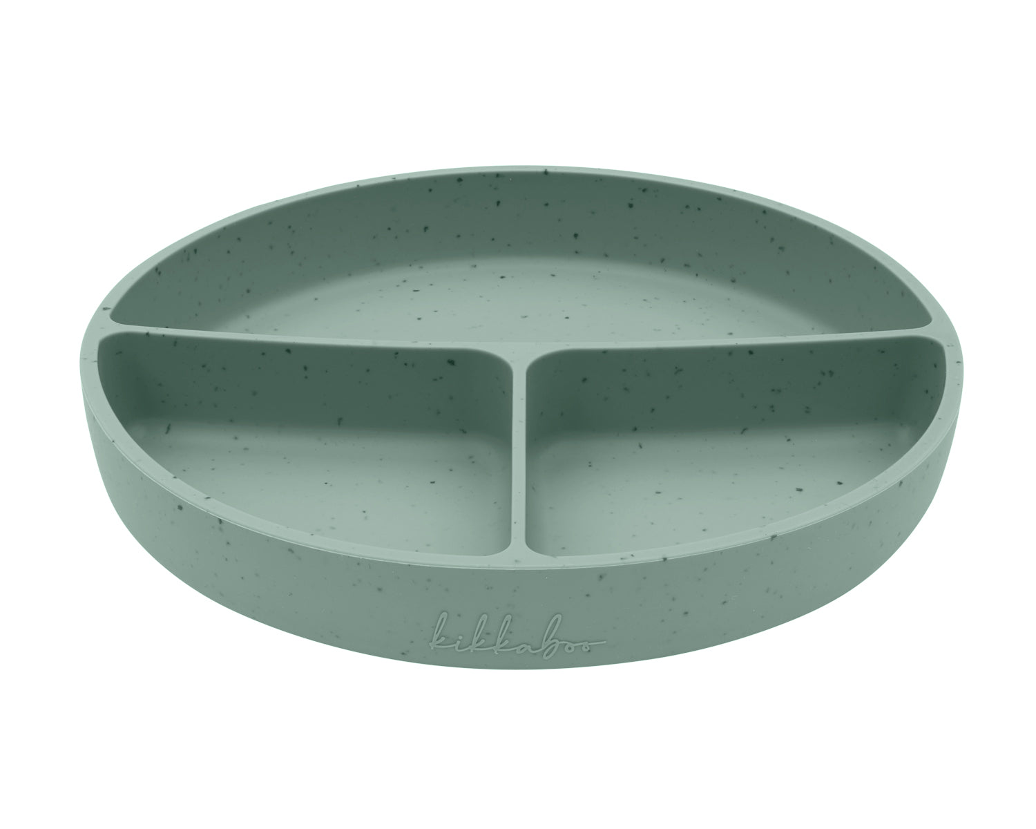 Чиния с отделения и вакуумно дъно Platinum Silicone Sage