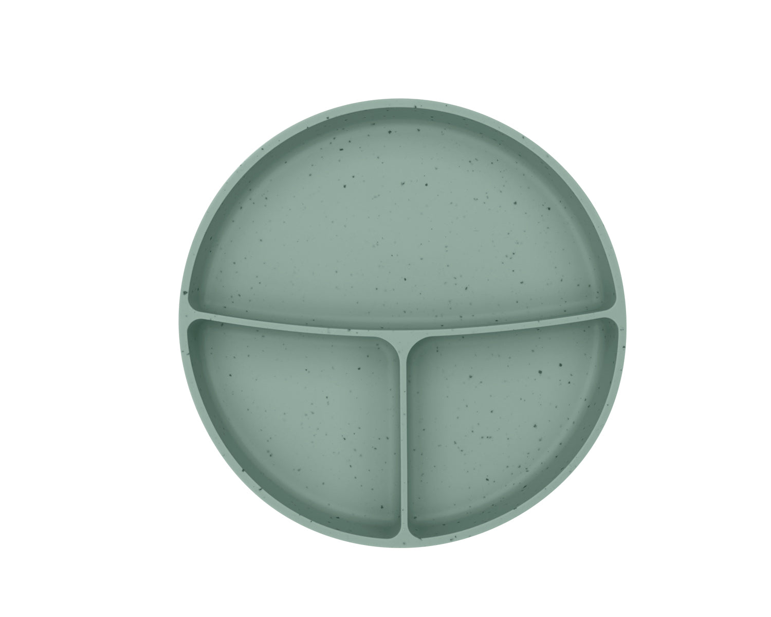 Чиния с отделения и вакуумно дъно Platinum Silicone Sage - снимка 2