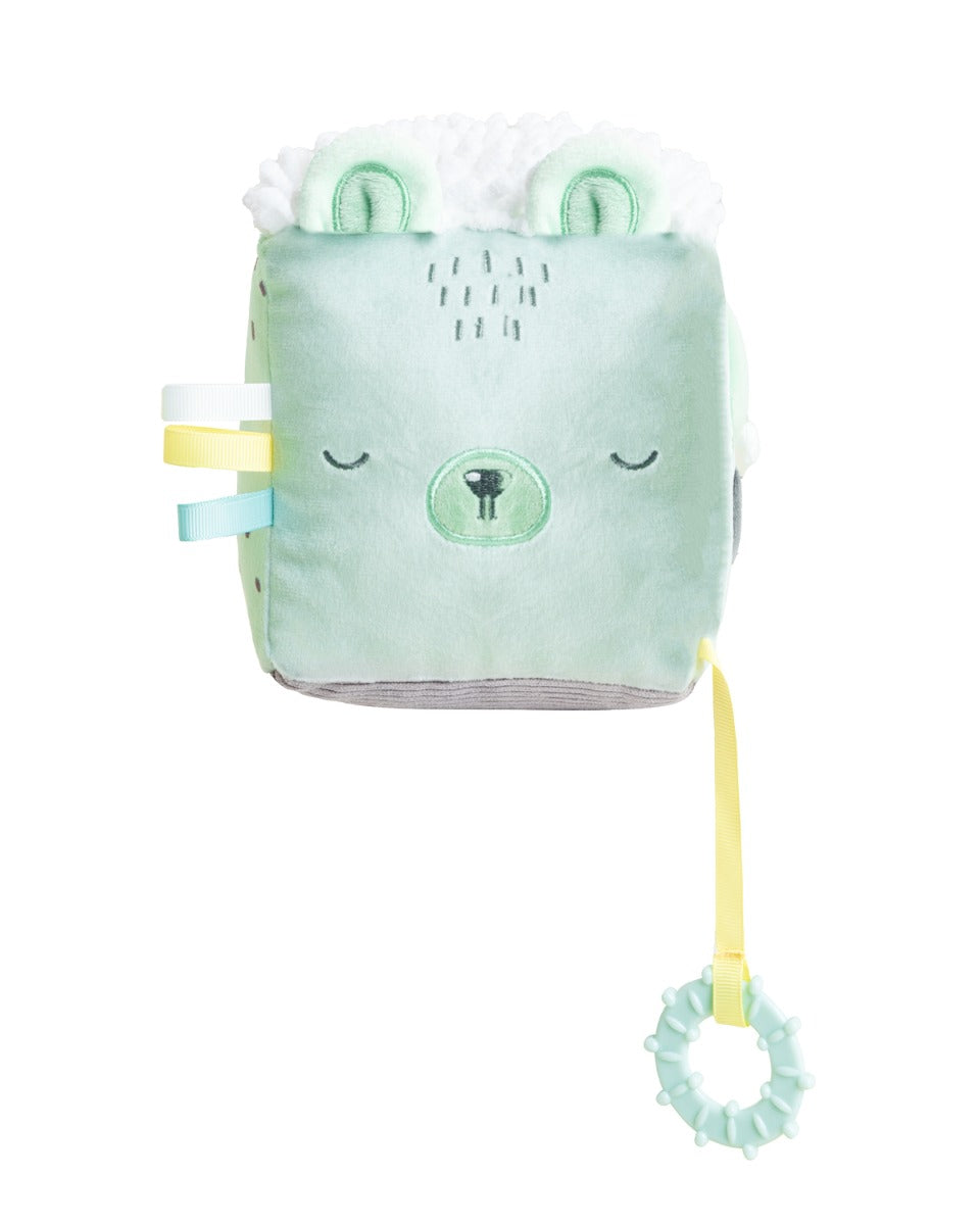Плюшено кубче Bear with me Mint | Kikkaboo