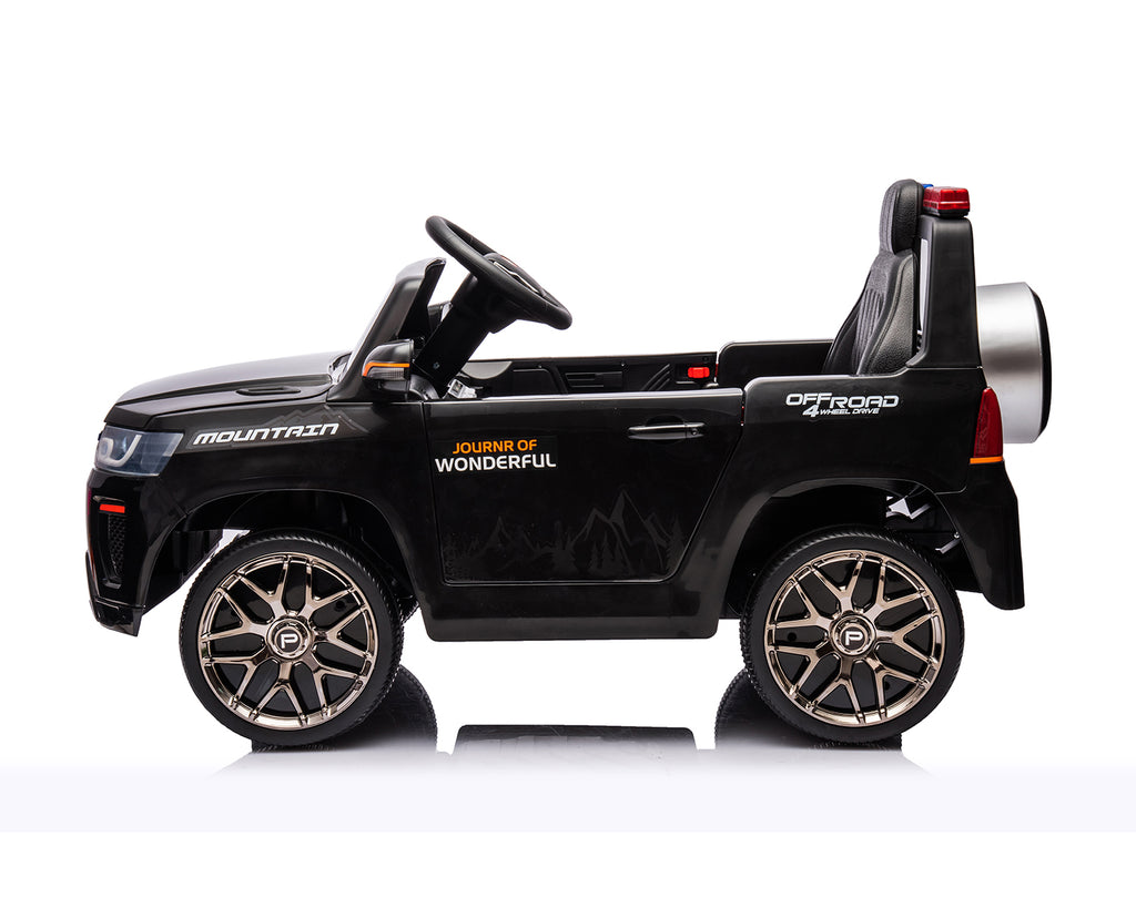 Акумулаторна кола Polizei Black + батерия 12V/4AH - снимка 3