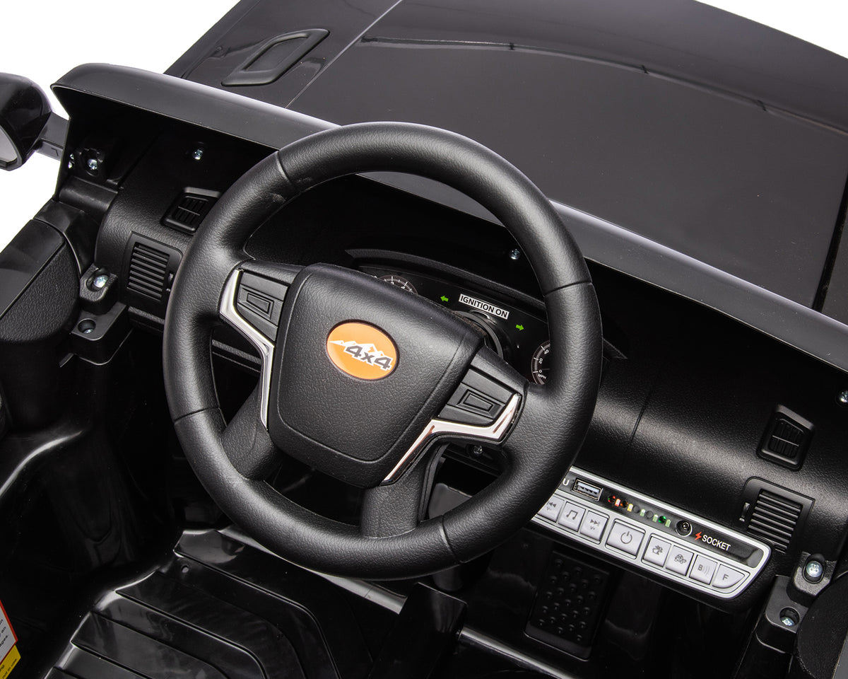 Акумулаторна кола Polizei Black + батерия 12V/4AH - снимка 6