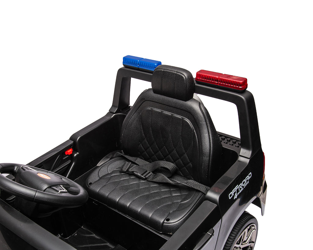 Акумулаторна кола Polizei Black + батерия 12V/4AH - снимка 5