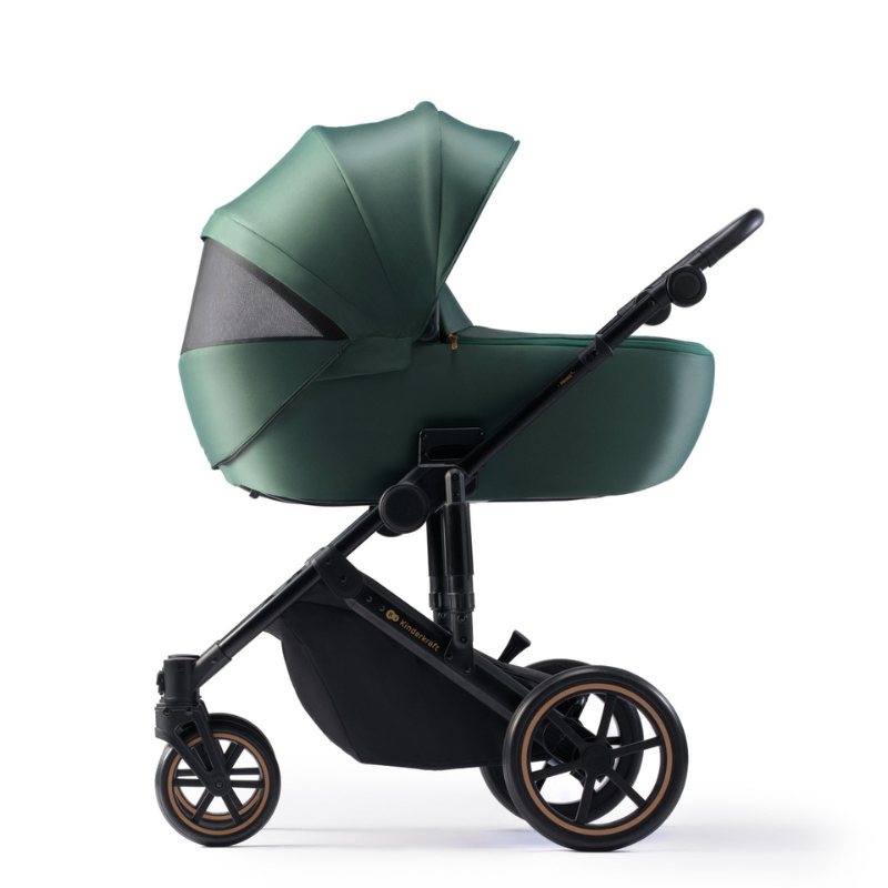 Kinderkraft Prime 2 бебешка количка 2в1 DARK GREEN - снимка 4