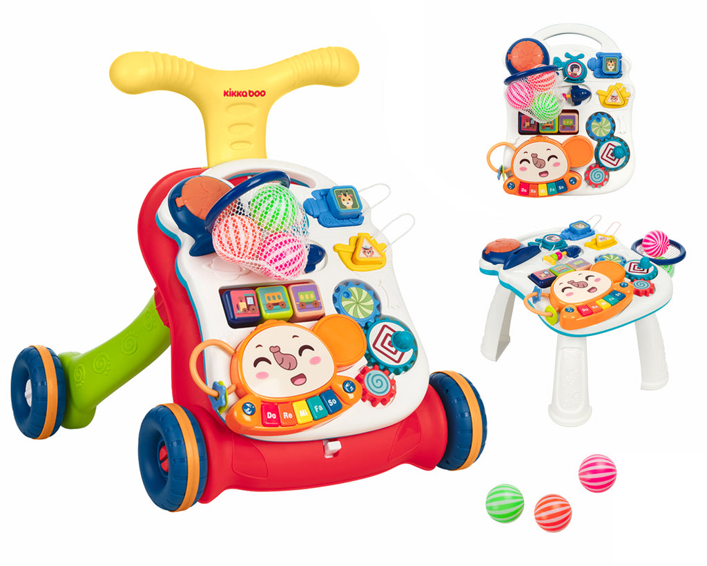 Играчка за прохождане 3в1 Play & Grow Red | Kikkaboo