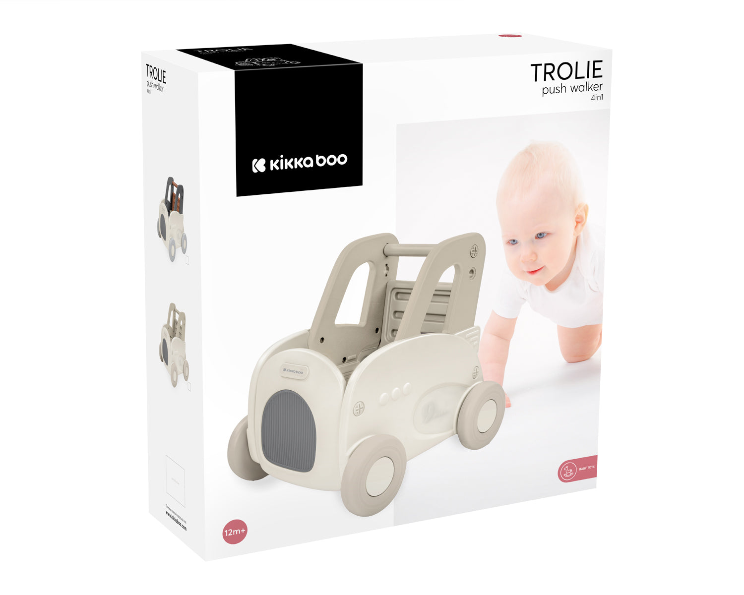 Играчка за прохождане 4в1 Trolie 2 Beige - снимка 8