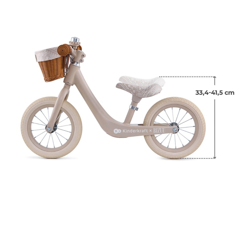 Kinderkraft RAPID 2 колело за баланс BIZUU BEIGE - снимка 3