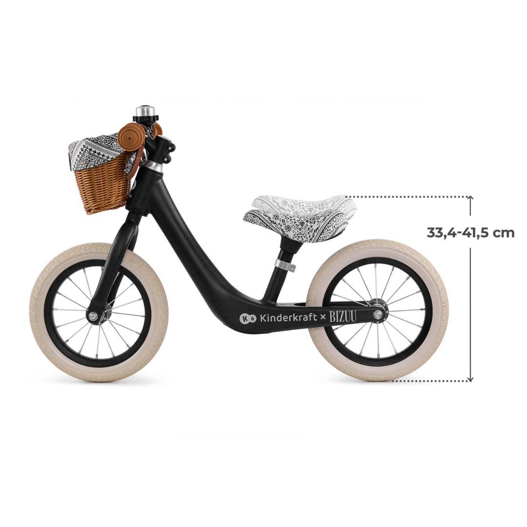 Kinderkraft RAPID 2 колело за баланс BIZUU BLACK - снимка 2