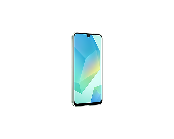 Samsung Galaxy A16 LTE 128GB Light Green – преден изглед под ъгъл