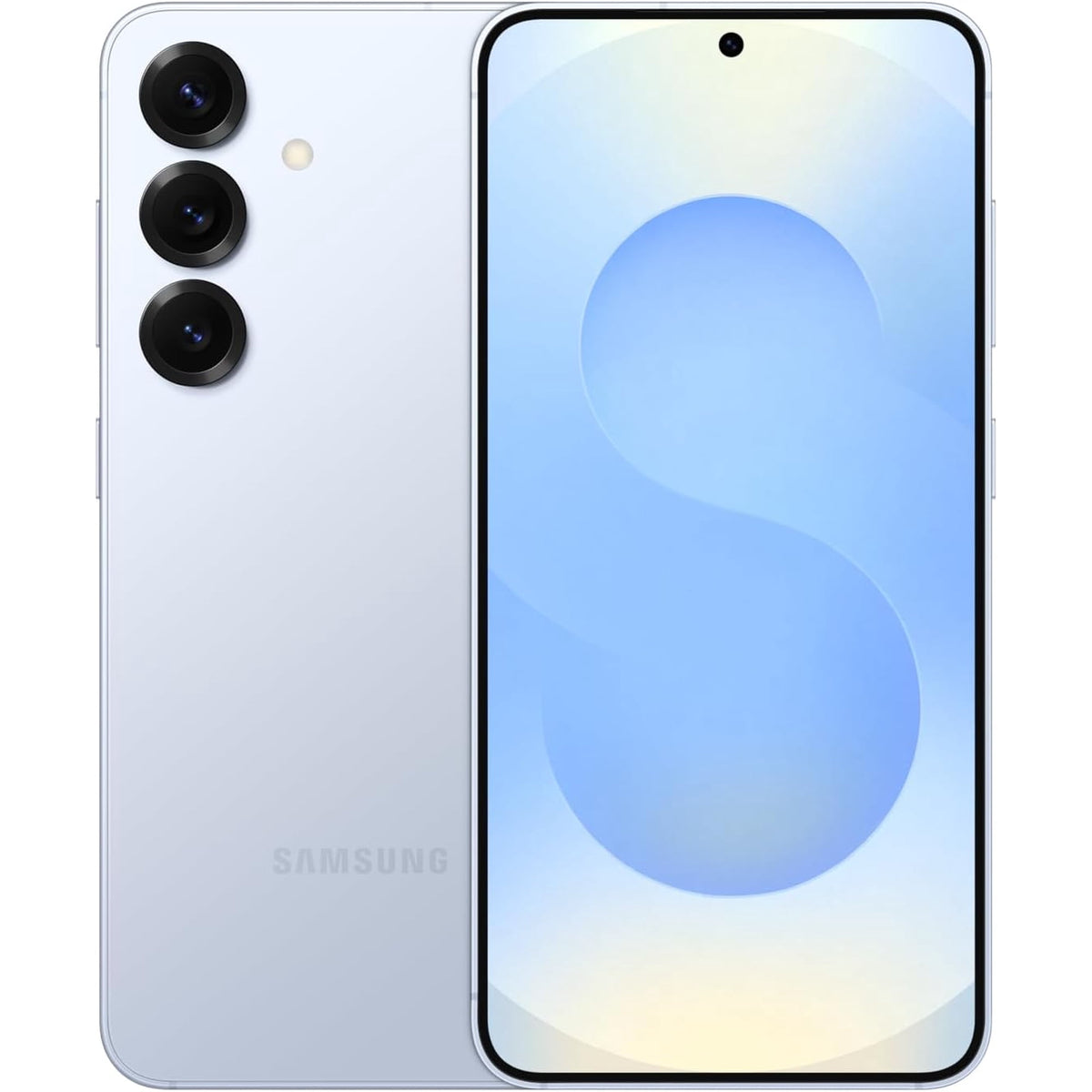 Samsung Galaxy S25 5G 12GB 256GB Iceblue SM-S931BLBGEUE - преден и заден изглед
