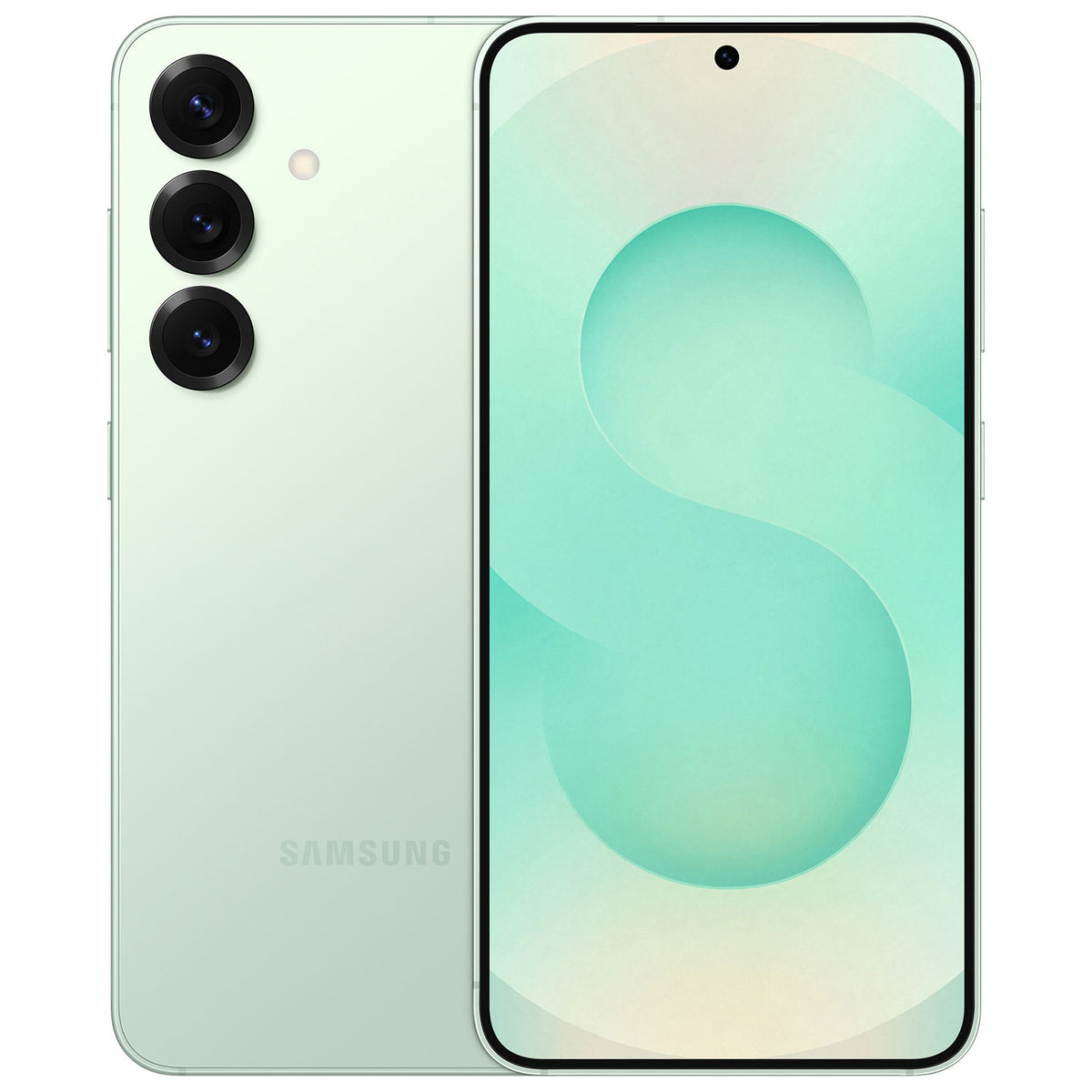 Samsung Galaxy S25 5G 12GB 256GB Mint SM-S931BLGGEUE - преден и заден изглед