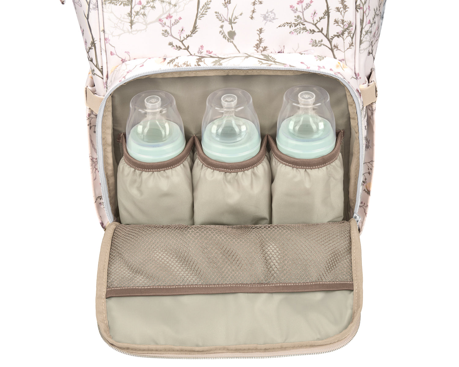 Чанта Siena Luxe Secret Garden Beige - снимка 6