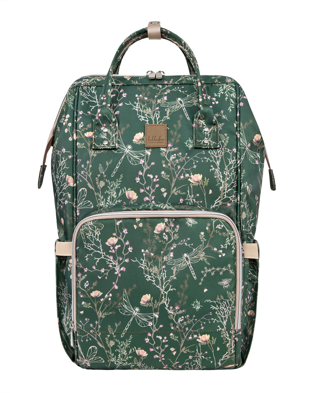 Чанта Siena Luxe Secret Garden Deep Green | Kikkaboo