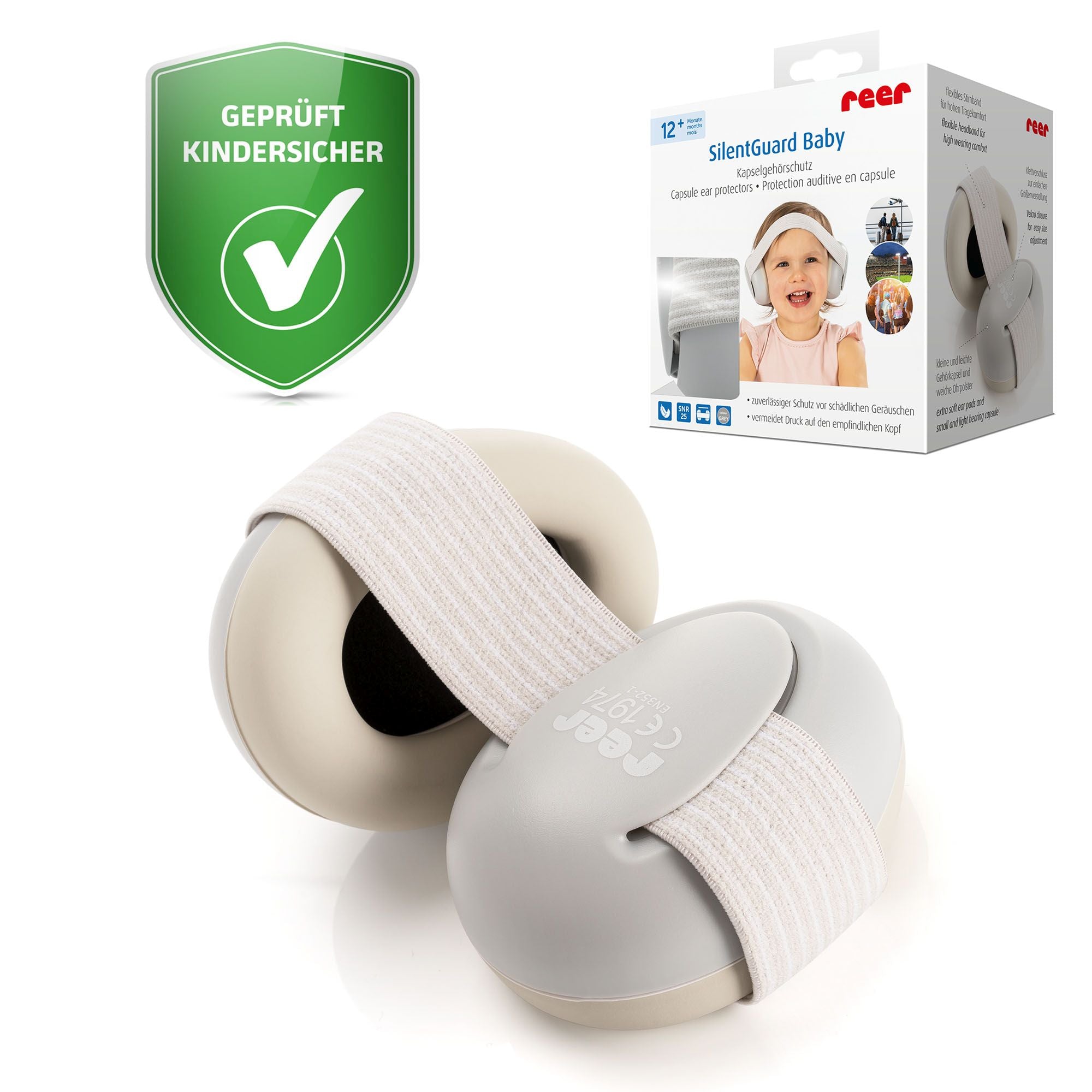 53261 Reer SilentGuard Baby антифон сив - снимка 4