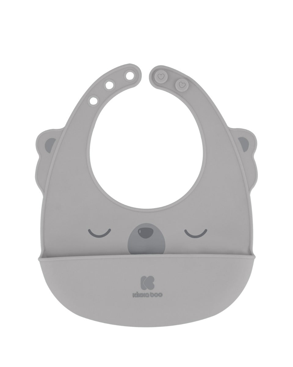 Лигавник силиконов Grey | Kikkaboo