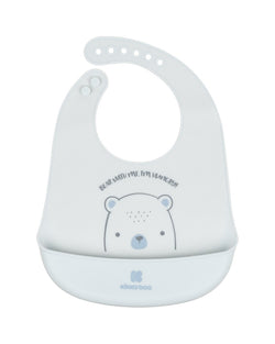 Лигавник силиконов Bear with me Blue | Kikkaboo