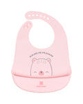 Лигавник силиконов Bear with me Pink | Kikkaboo
