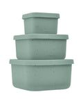 Сет кутии за храна 3 бр Platinum Silicone Sage