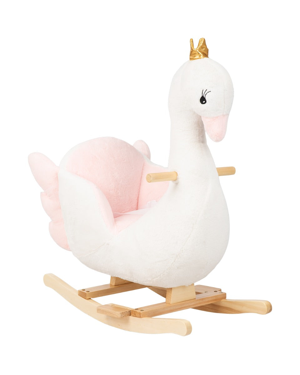 Люлееща играчка със седалка White Swan | Kikkaboo
