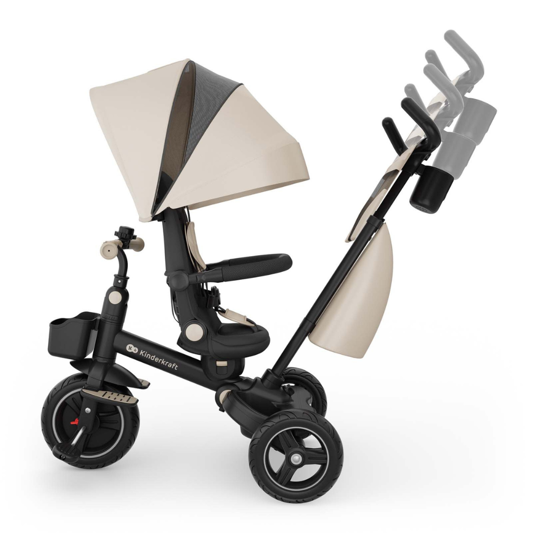 KinderKraft SPINSTEP 2 PLUS триколка БЕЖОВА - снимка 4