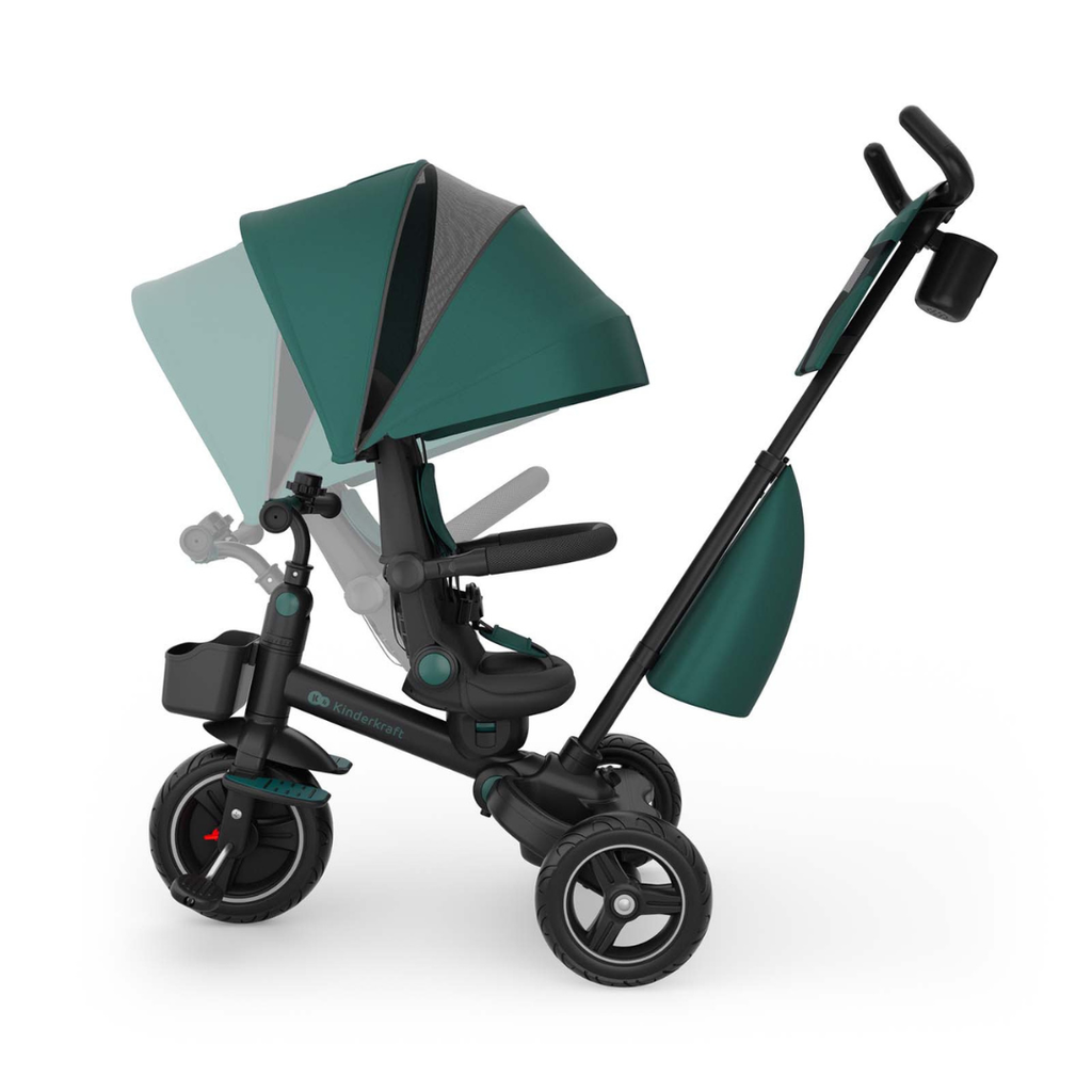 KinderKraft SPINSTEP 2 PLUS триколка ЗЕЛЕНА - снимка 3