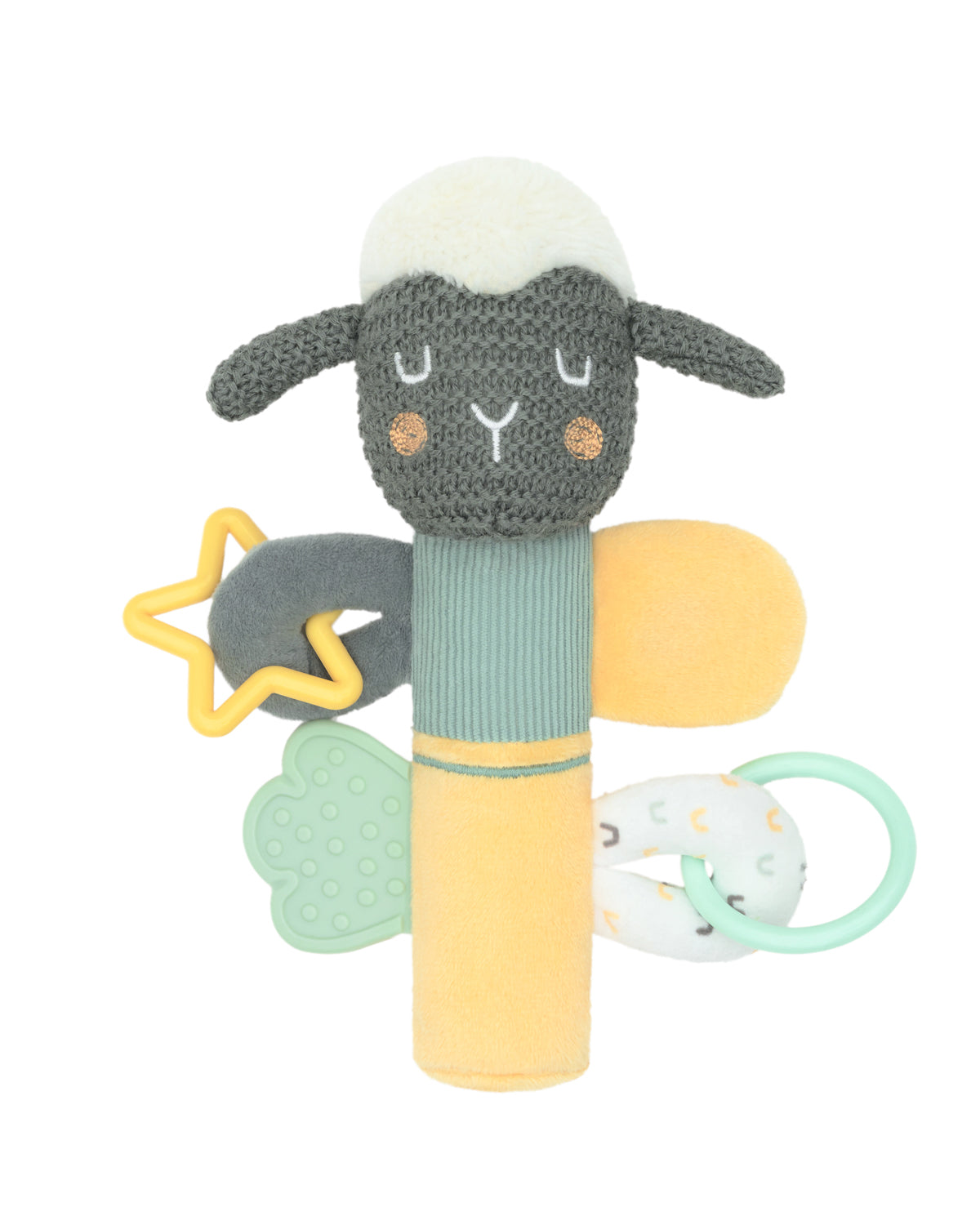 Занимателна играчка пискун Sleepy Sheep | Kikkaboo