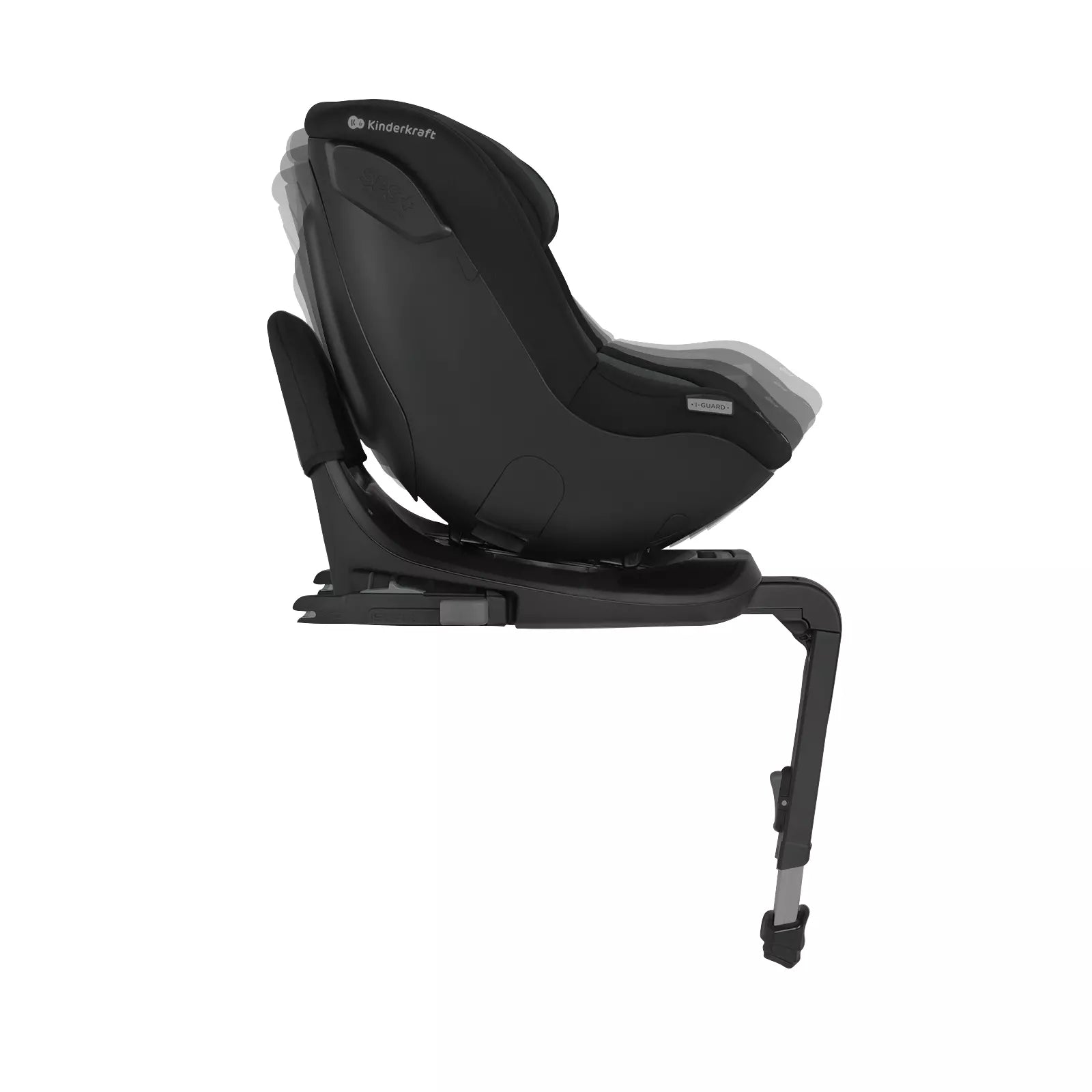 KinderKraft столче за кола I-GUARD Graphite Black KCIGUA00BLK0000 - снимка 6