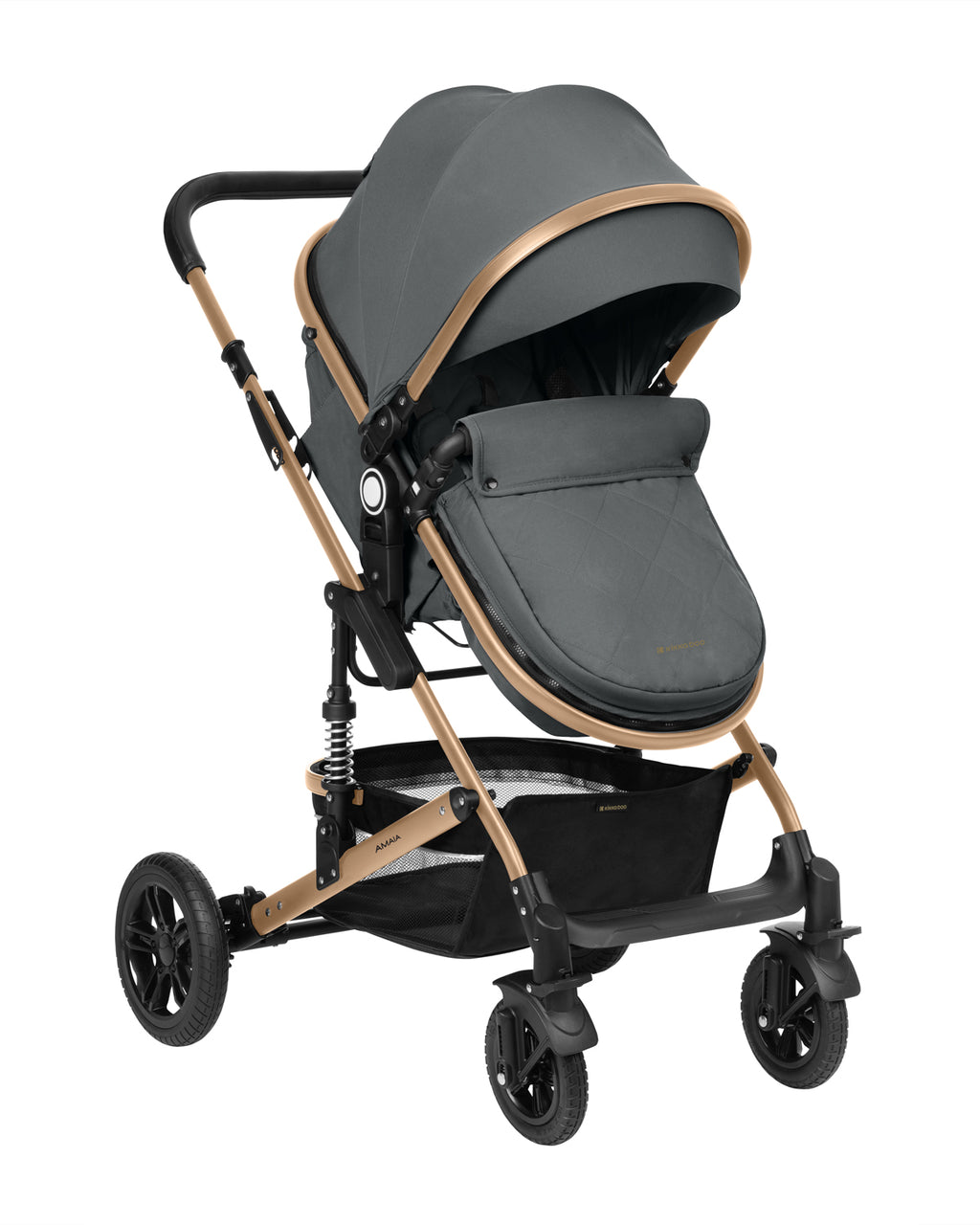Комбинирана количка 3в1 трансф. седалка Amaia Dark Grey 2024 - снимка 2