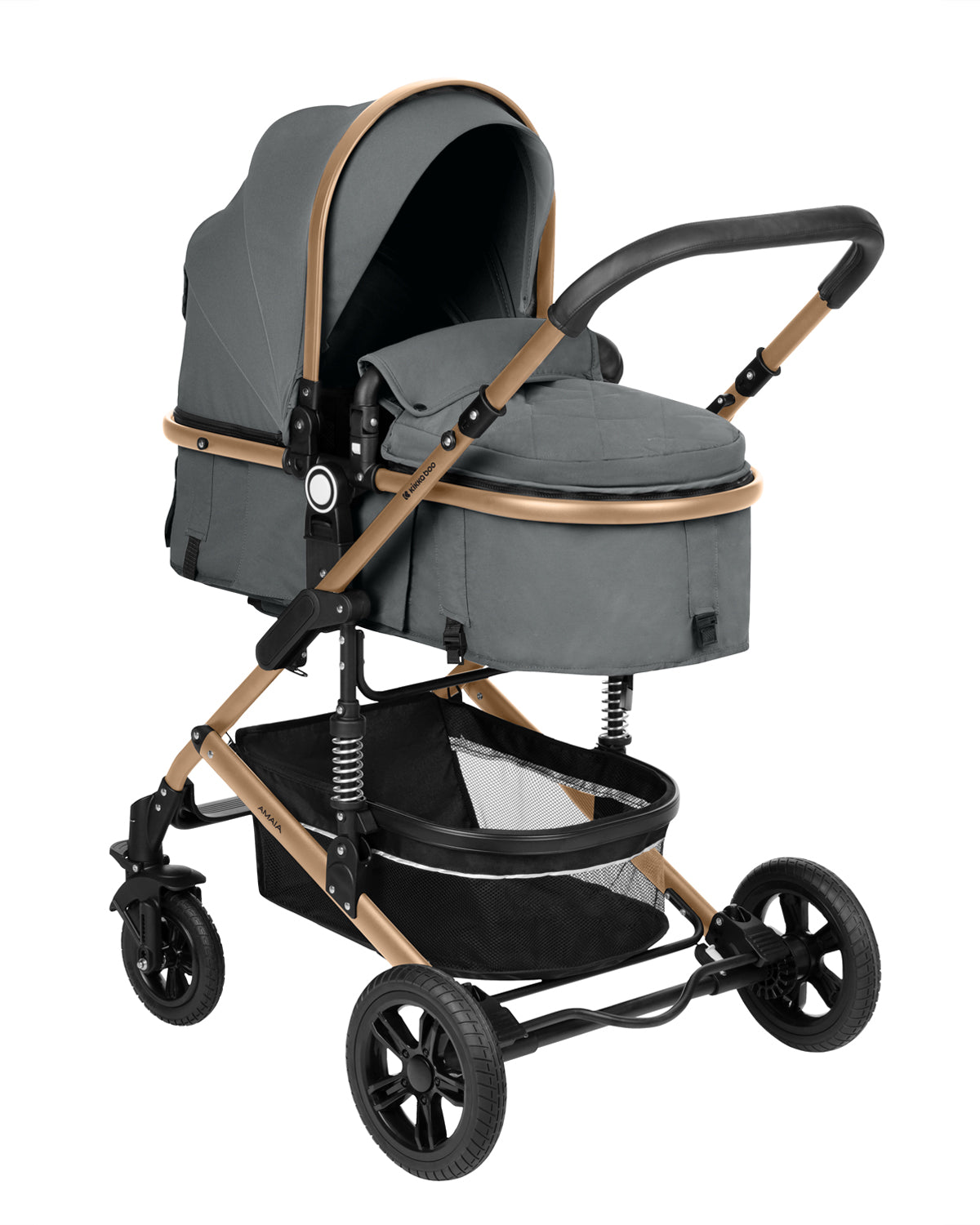 Комбинирана количка 3в1 трансф. седалка Amaia Dark Grey 2024 - снимка 10