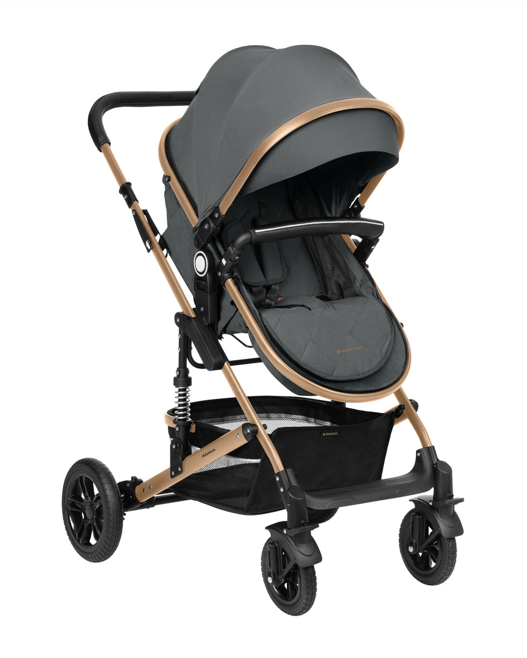 Комбинирана количка 3в1 трансф. седалка Amaia Dark Grey 2024 - снимка 3