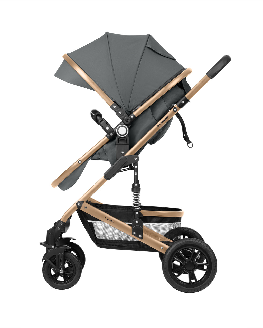 Комбинирана количка 3в1 трансф. седалка Amaia Dark Grey 2024 - снимка 7