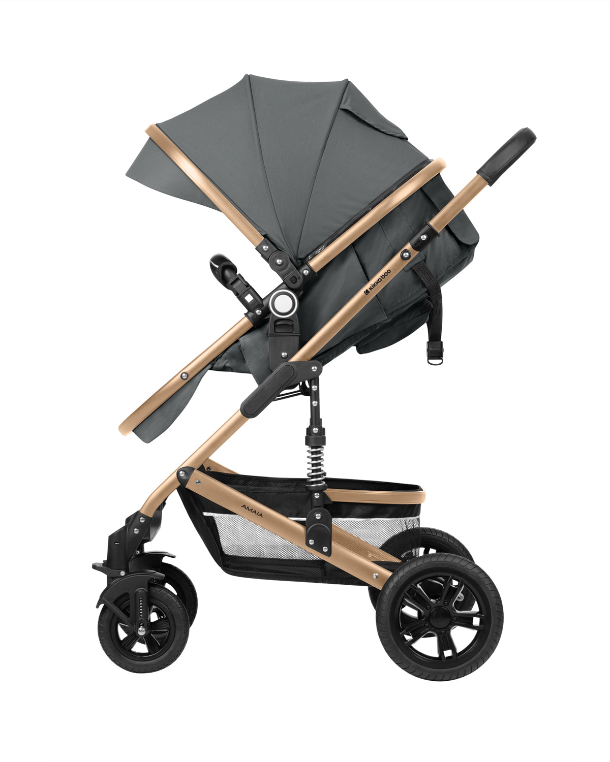 Комбинирана количка 3в1 трансф. седалка Amaia Dark Grey 2024 - снимка 8