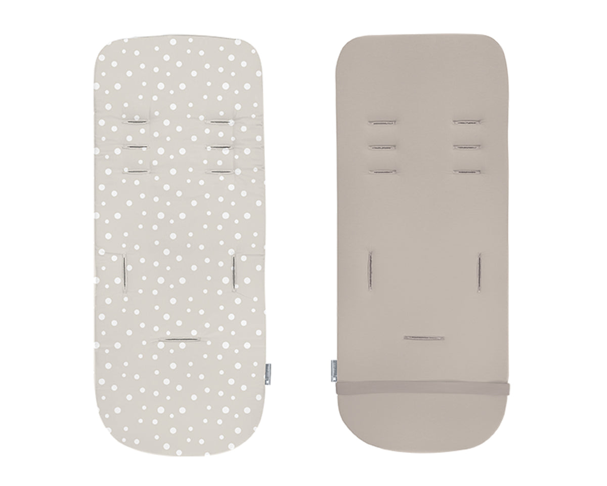 Мемори подложка за количка Dots Beige