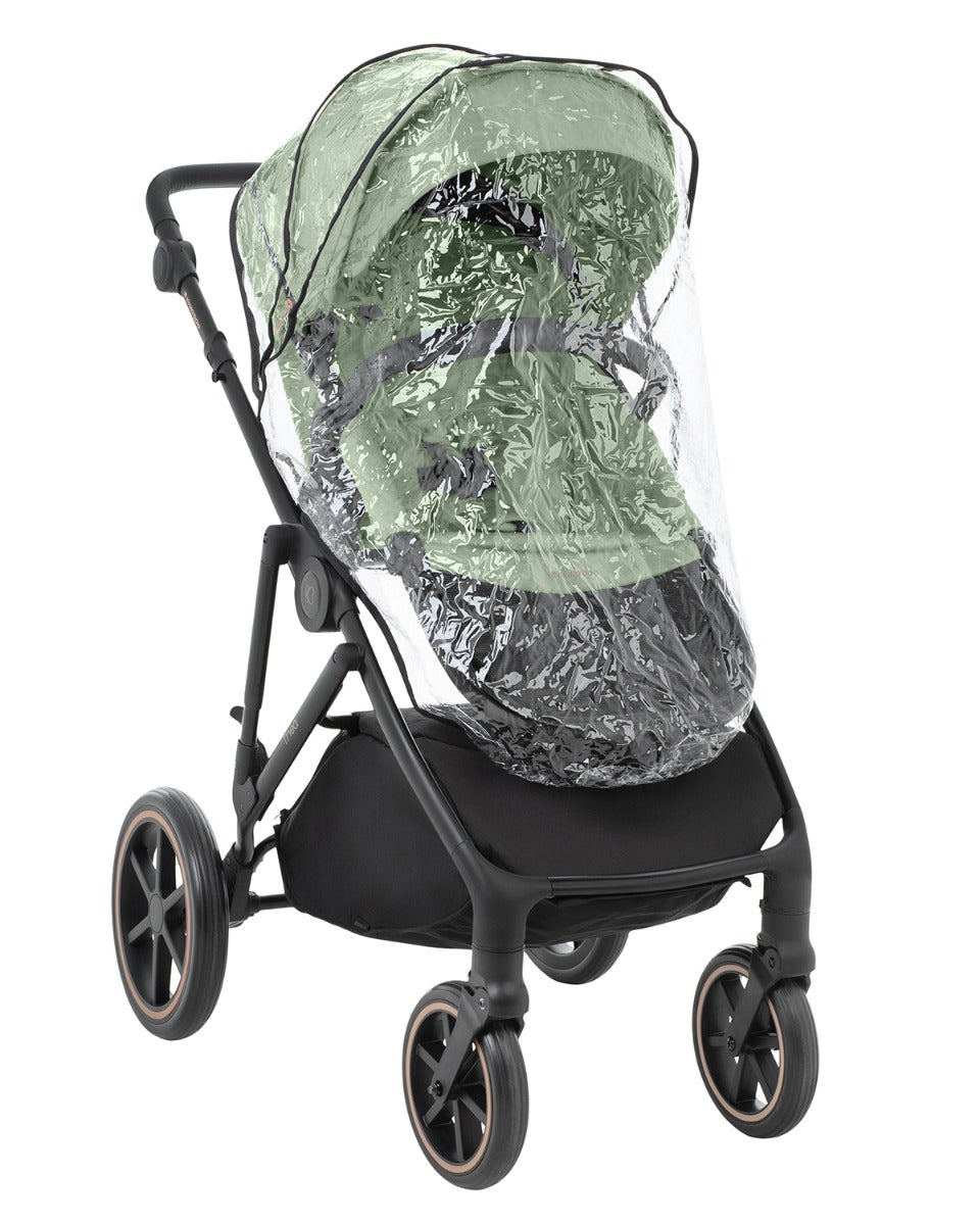 Комбинирана количка 2в1 с кош за новородено Thea Army Green 2024 - снимка 4