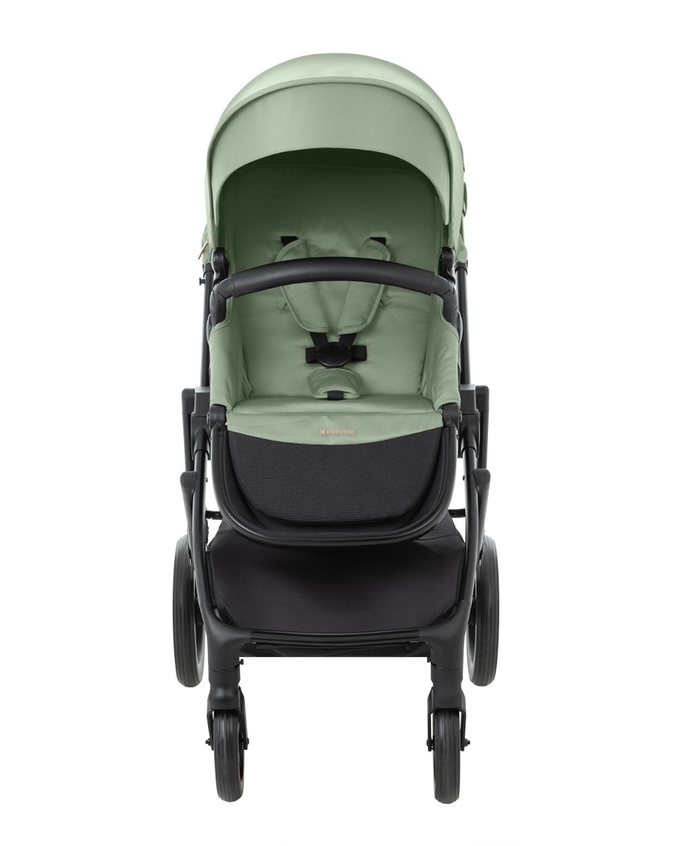 Комбинирана количка 2в1 с кош за новородено Thea Army Green 2024 - снимка 5