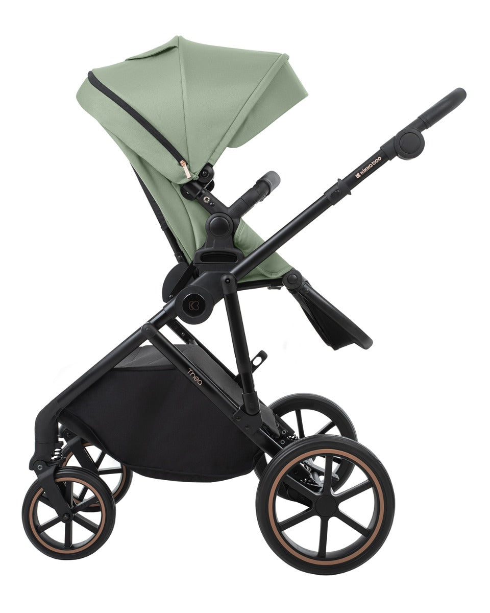 Комбинирана количка 2в1 с кош за новородено Thea Army Green 2024 - снимка 6
