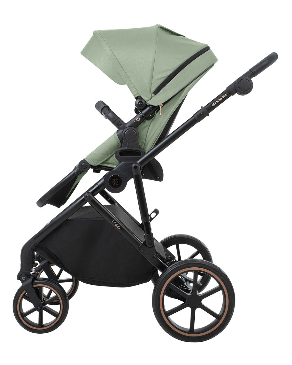 Комбинирана количка 2в1 с кош за новородено Thea Army Green 2024 - снимка 7