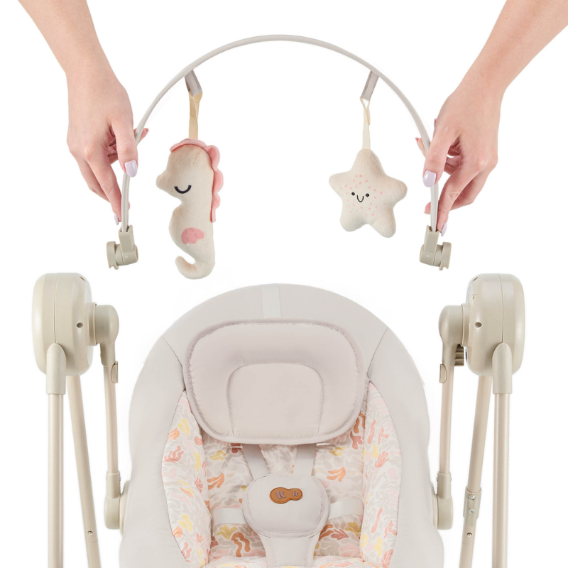 Kinderkraft SWINGEE бебешка люлка бежова - снимка 9