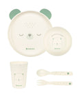 Сет за хранене пластмаса Bear with me Mint