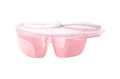 Купа с 2 отделения и лъжица Tasty Pink