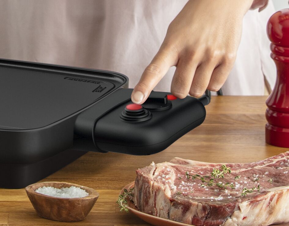 Tefal Plancha Booster CB641810 - грил в употреба