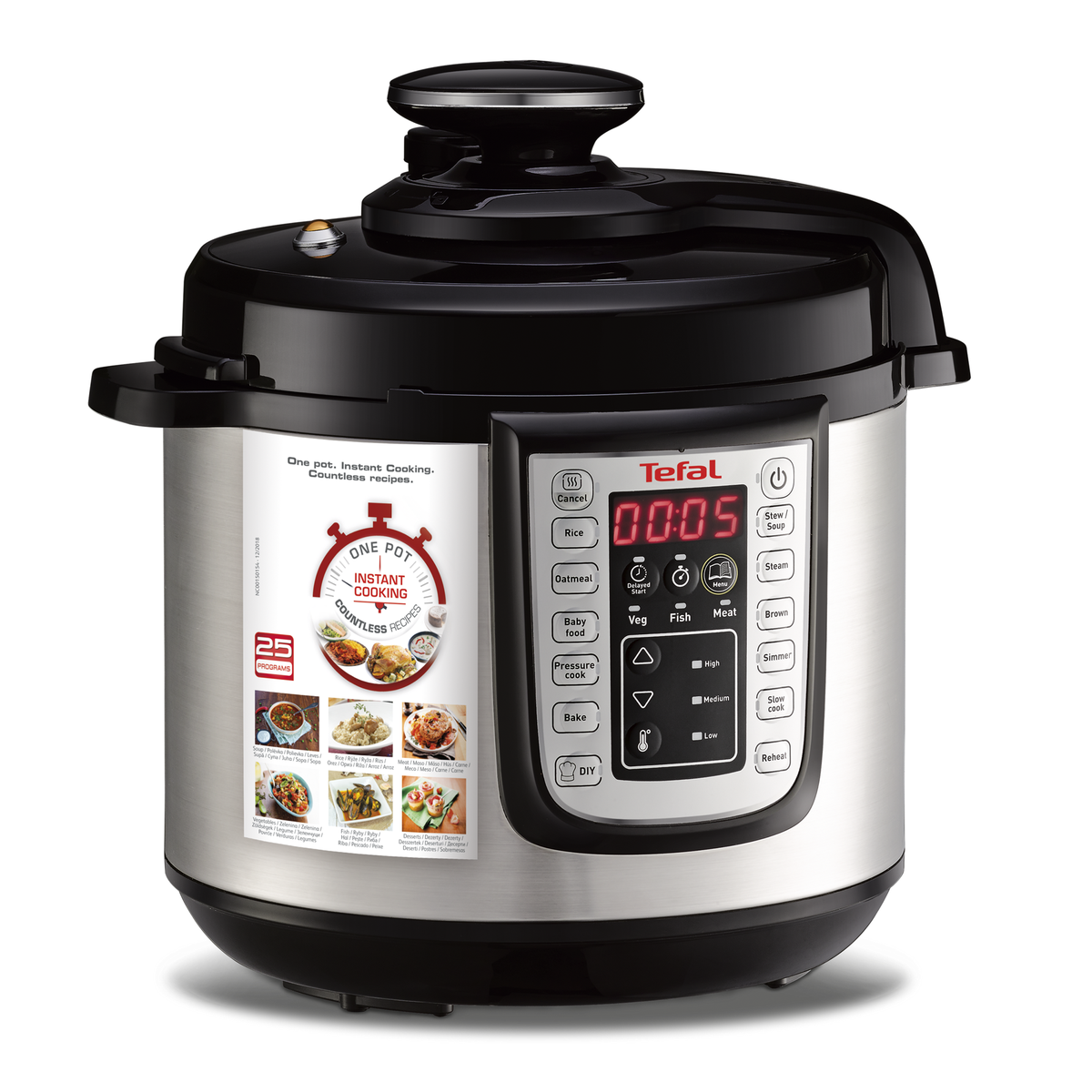 Tefal CY505EE0 Fast & Delicious, 6 л, 25 програми продуктова снимка