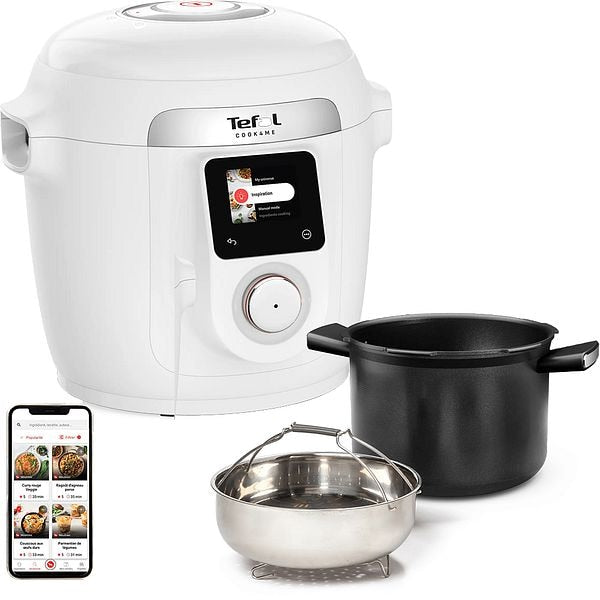 Tefal CY9621F2 Cook4Me Wi-Fi 10 в 1, 6 л продуктова снимка