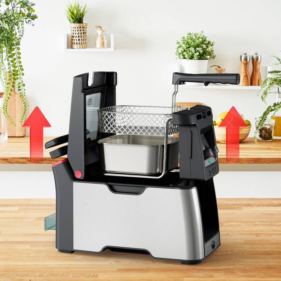 Tefal FR600D10 Clear Duo разглобен изглед и кошница
