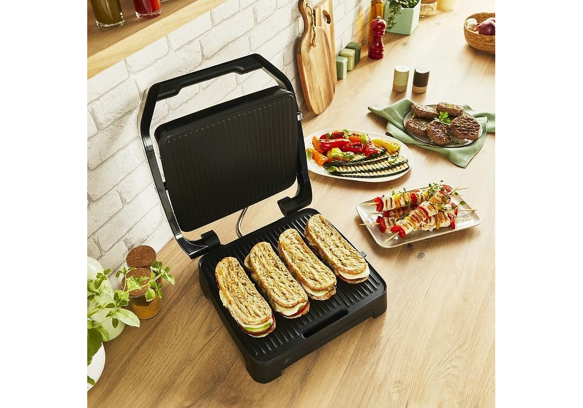 Tefal Inicio Adjust GC272D10 - отворен грил с храна