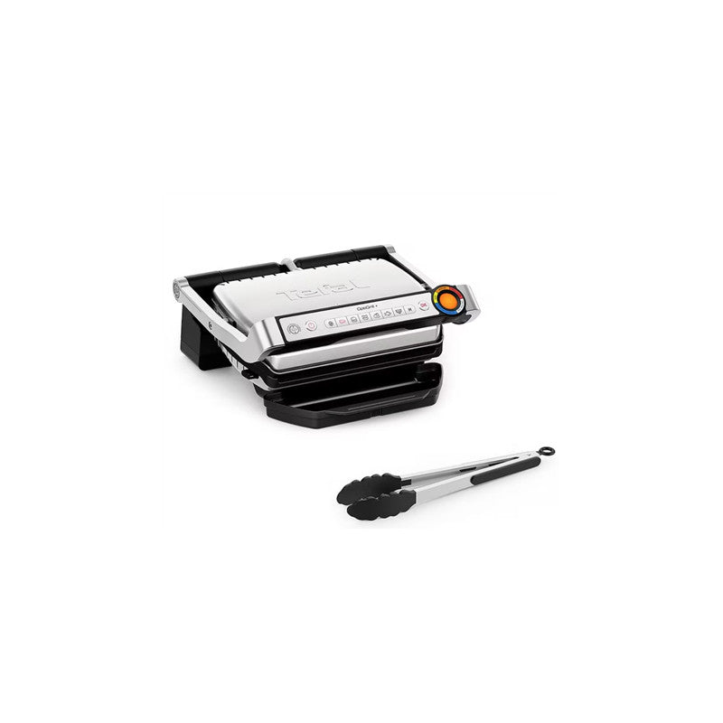 Tefal OptiGrill+ GC718D10 - комплект с щипка